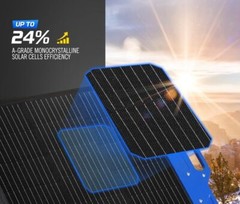 200W Solar Panels 18V Foldable Monocrystalline Solar Panel Adjustable bracket