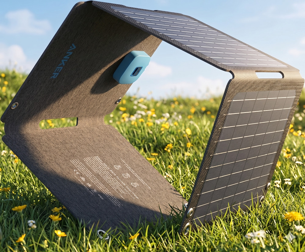 Anker Solix PS30 Solar Panel 30W Foldable Portable Solar Charger *NEW*