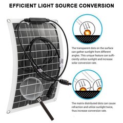 SOECOPO 15000W Peak Solar System Kit Flexible Panel 100A Controller