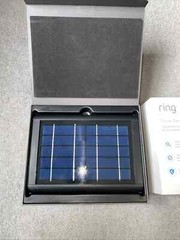 Ring Solar Panel for Stick Up Cam – Unused, New Open Box (Micro USB) Black