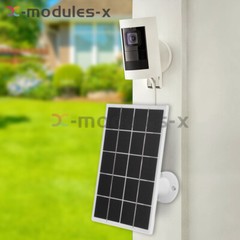 8W 5V Microcrystal Solar Panel + Mounting Bracket For Security Camera Water Pump