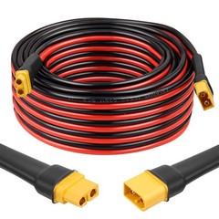 30FT XT60 Extension Cable, 10AWG Tinned Copper Wire, Heavy-Duty Power Cord for R