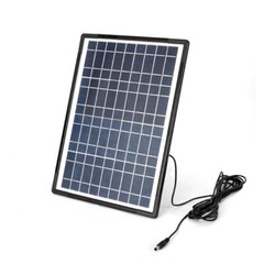Portable Station Solar Panel Power Inverter Electric Generator Set +4 LED Light
