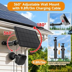 4 Pack Solar Panel for Blink Outdoor 2K+/4(4th Gen)/Outdoor(3rd Gen) XT3 |