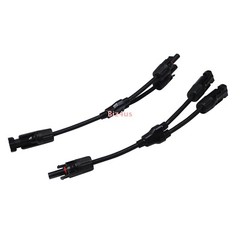 1Pair Solar Cable Splitter Waterproof IP67 2Y Branch Solar Panel Cable Connector