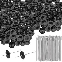 300-Pack Stainless Steel Solar Panel Guard Clips for Bird and Animal Protection