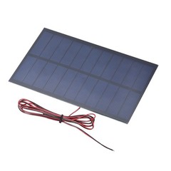 5V 1.32W 240mA Mini Solar Panels with Cable, 147 x 90mm