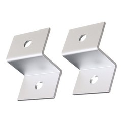 4Pcs Solar Panel Support Stand Aluminum Reusable Silver Cooling Design