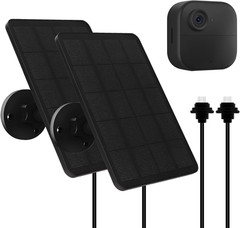 2 Pack Solar Panel for Blink Outdoor 4 Camera, 4W Solar Panels with USB-C Port