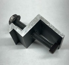 Lot of 4 UniRac Solar Mount End Clamps C 34-36 mm Dark Finish 302003D