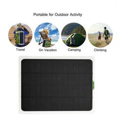 20W Solar Panel 12V Trickle Charger Battery Charger Kit Maintainer Boat RV Car