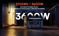 OSCAL LiFePO4 PM3600 with 2*200W Solar Panel 2016Wh Portable Power Station 3600W