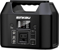 122.8Wh Solar Generator SinKeu LiFePO4 Power Bank