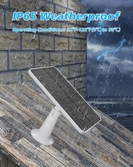 Solar Panel Charger Compatible W/ Arlo Pro 5S/Pro 4/Pro 3/Pro 3 Floodlight