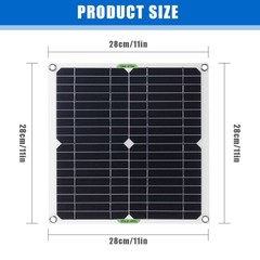Complete Solar Panel Kit Solar 400W Power Generator 100A Home 12V Grid System