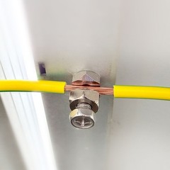 Practical Ground Lug Wire Clip A Long Time Copper Tinned Wear Resistant