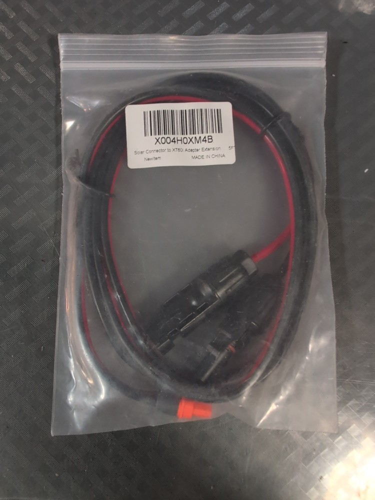 12 AWG XT60 Male Connector Adapter to Solar Extension Cable Battery 5ft #77