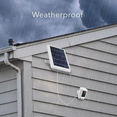 Solar Panel Compatible with Ring Spotlight Cam Plus/Pro/Battery, and Ring Sti…