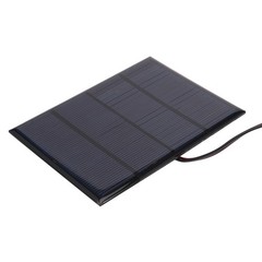 1.5W 12V Solar Panel Small Cell Module With 1M Wire P3B44223