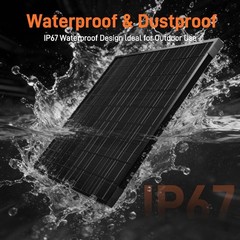 12V Gate Opener Solar Panel：20W Solar Panels Kit Electric Fence