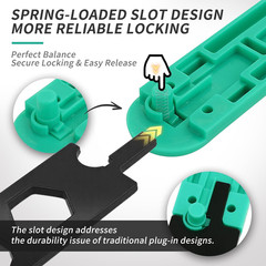 Metal Solar Mc4 Disconnect Tool Made by Heavy-Duty Steel, Spring-Loaded Slot Des