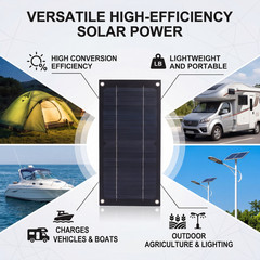 100W Solar Panel Kit, Including A 12V 100A 600W Controller And Extension Cable,