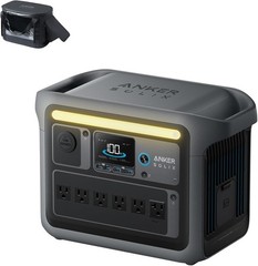C1000 Portable Power, 1800W (Peak 2400W) Solar Generator, Full Charge in 58 Min
