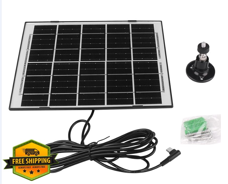 AsFrost 7W Solar Panel Chicken Coop Door