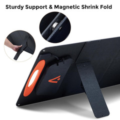 Portable Solar Panel 210W, 99% Power Station Compatible, IP68 Waterproof, High-E