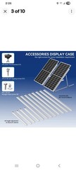 45 inch Adjustable Solar Panel RV Tilt Mount Brackets (2 Set) RV Kit System Flat