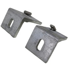 Lot of 2 New Assembled Slotted L Foot Mill 461009 Mounting Brackets