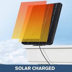 10W 5V Solar Panel for Security CCTV Camera with USB Type C Port Battery Charger