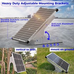 Voltset 30W Solar Panel Kit 12V MPPT Controller Adjustable