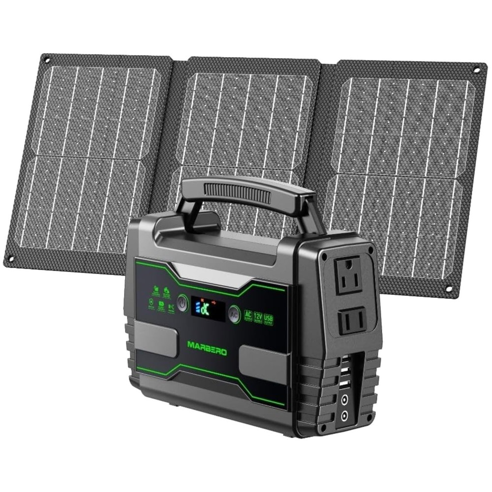 Lightweight 155Wh Solar Generator – Fast QC 3.0 USB Charging