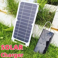 Waterproof 20W Portable Solar Panel USB Charger for Phones, Power Banks, Tablet
