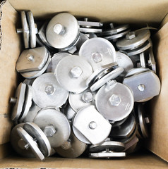 SunPower P/N 50812 ASSY, GROUNDING, RAIL, EOS – Quantity 100 [NEW-OPEN BOX]