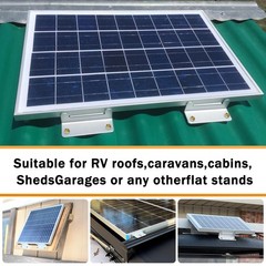 32 Solar Panel Z Brackets – Lightweight Aluminum, Corrosion-Resistant Mounting f