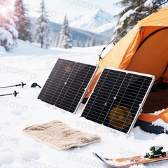 600W Dual Solar Panel Kit – 2 x 300W Portable PV Panels for RV Camping O0