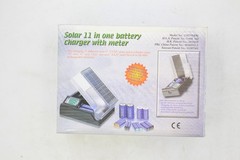 Solar 11 in One Battery Charge with Meter AA D C AAA Ni-Cd NiMH Battery ES879NEW