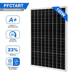 New Solar Panel 4pcs 100W 12V Monocrystalline Solar Panel with Solar Connector