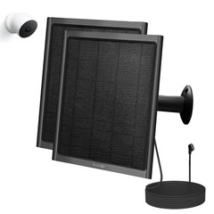 8W Solar Panel for Nest Camera – 2 Pack, Waterproof, Fast Charging, Easy Install