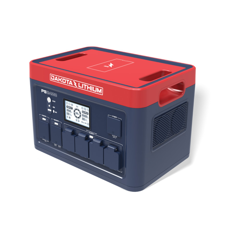 Dakota Lithium PS2400 2060Wh Portable Power Station | 2400W Solar Generator | RV