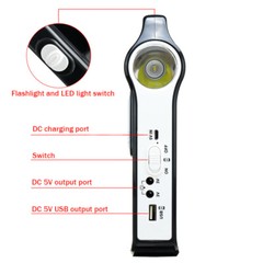Solar Generator Panel Power Bank Outlet Camping Emergency Portable Power Station