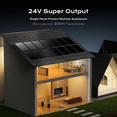 High Efficiency Bifacial Solar Panel Monocrystalline Waterproof Durable Off-Grid