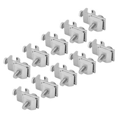10Pcs Solar Mounting System Grounding Clip Lug Bracket Clamps Photovoltaic