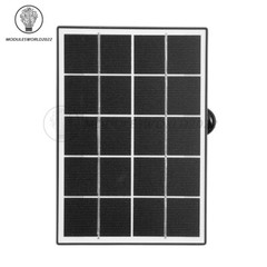 8W 5V Microcrystal Solar Panel + Mounting Bracket For Security Camera Water Pump
