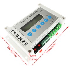 6000N Dual Axis Solar Tracker Controller W/ 2X18″ Linear Actuator Anemometer Kit