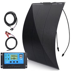 200W 400W Flexible Solar Panel Kit Bendable Mono Solar Panel RV Camping Off-Grid