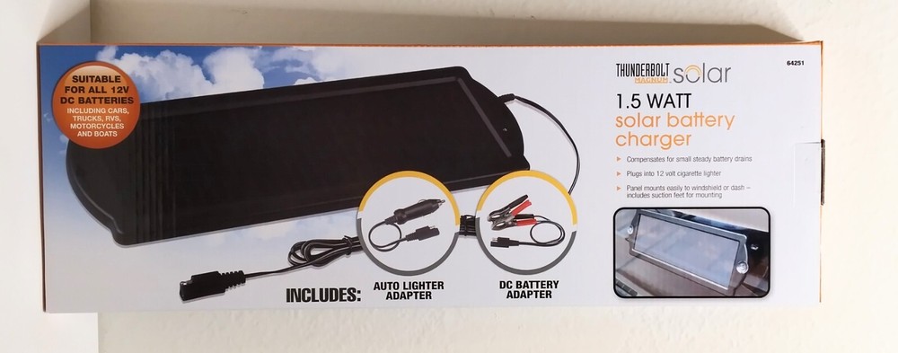Solar Panel 12V battery Maintainer