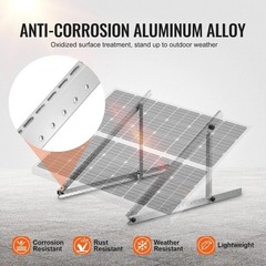 50-Inch Solar Panel Mount Brackets 0 – 90° Adjustable Tilt Mount Brackets